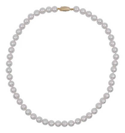 Collar de Perlas Mallorca | Blanco Clásico | Largo de 75cm