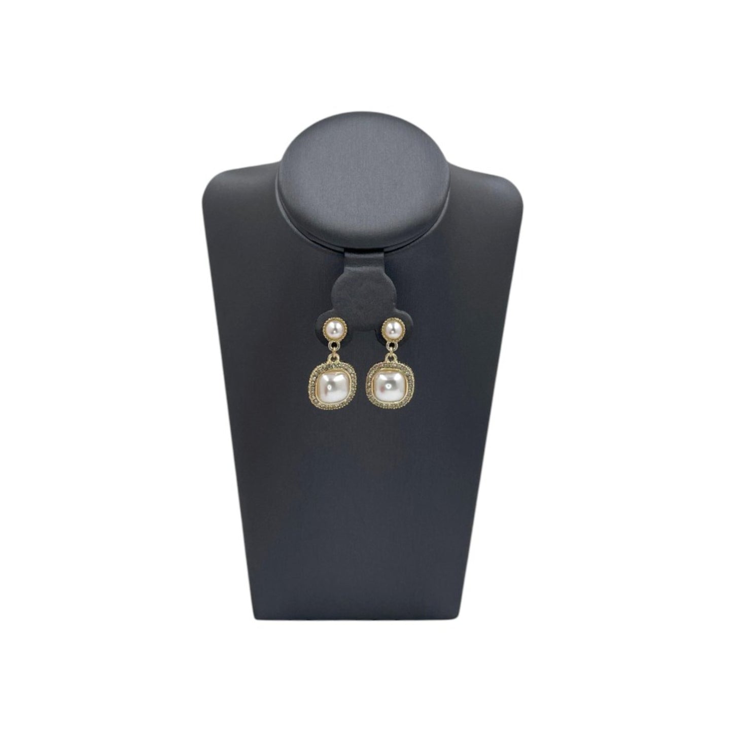 Aretes Perla Mallorca | En Chapa de Oro | Colgantes con Zirconias