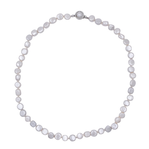 Collar de Perla Barroca | Ibory Clásico | Perla Pulida de 45cm
