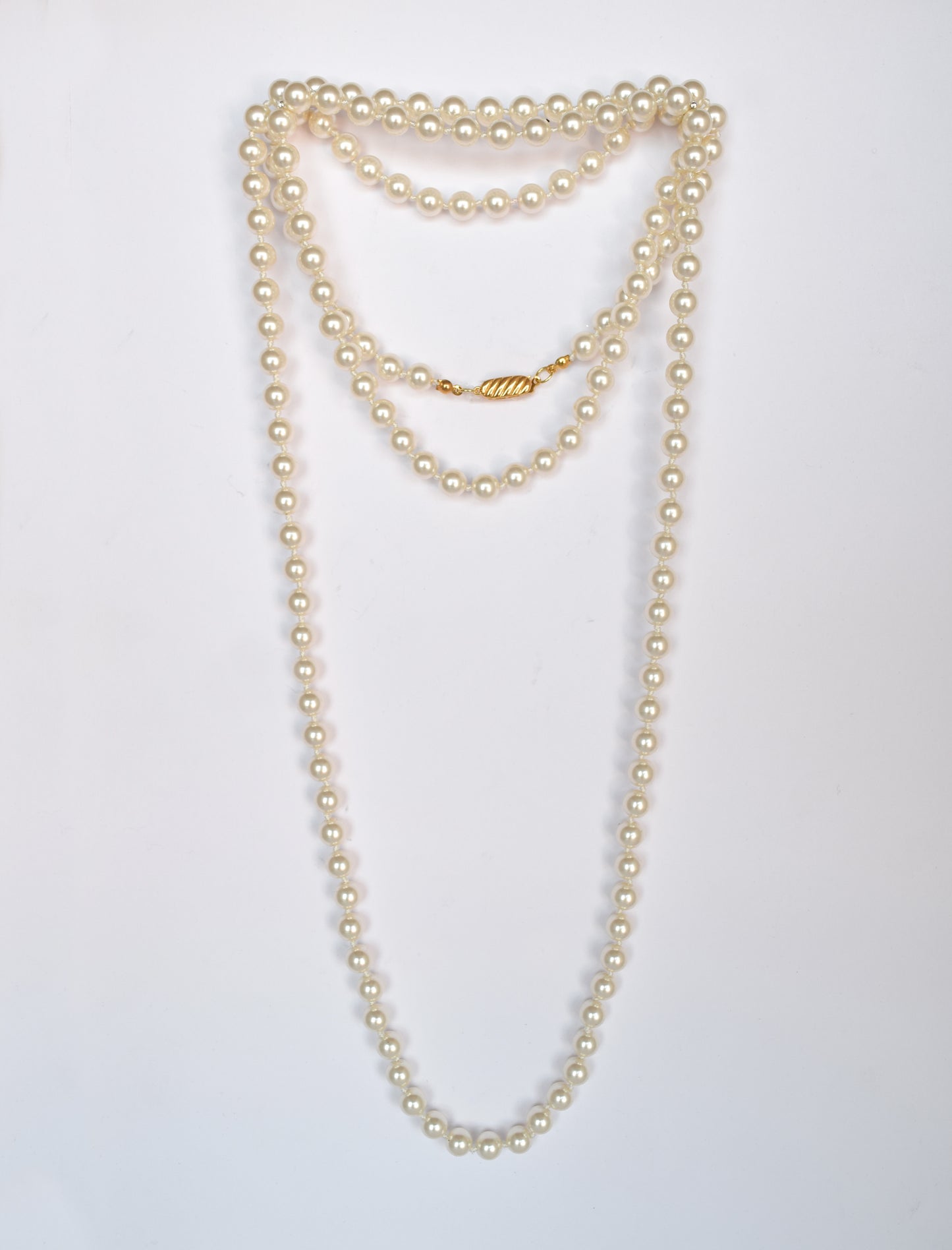 Collar Triple | de Perlas Mallorca | Blanco Clásico