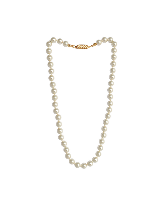 Collar de Perlas Mallorca | Blanco Clásico de 45cm
