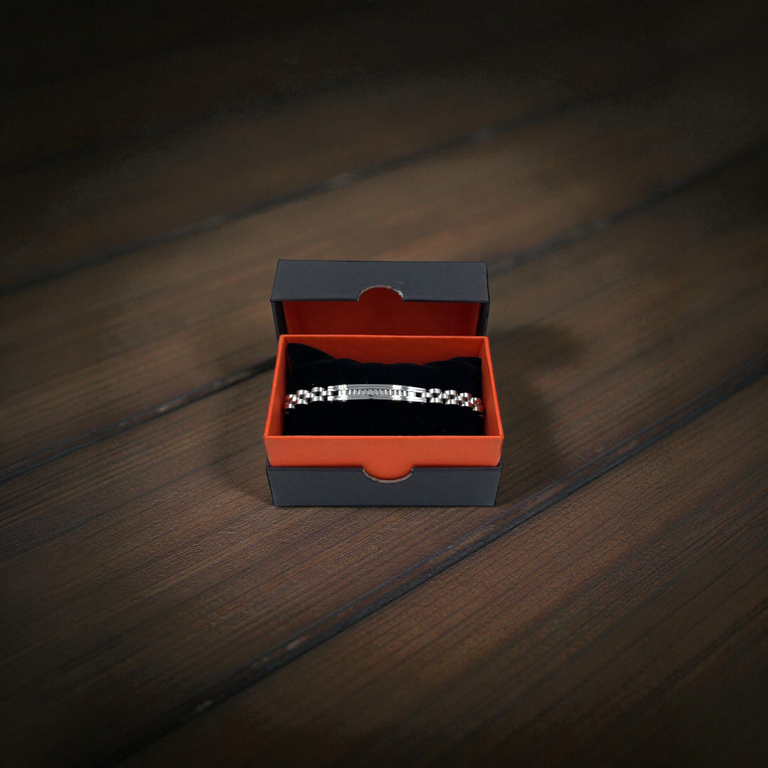 Pulsera para Caballero | Acero Inoxidable | Diseño Elegante